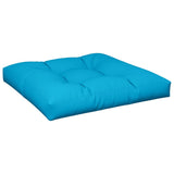 Coussins de palette lot de 2 bleu tissu