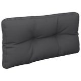 Pallet cushions set of 2 black fabric