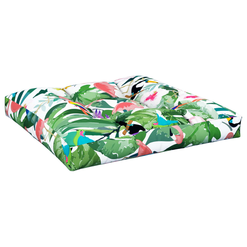 Coussins de palette lot de 2 multicolore tissu