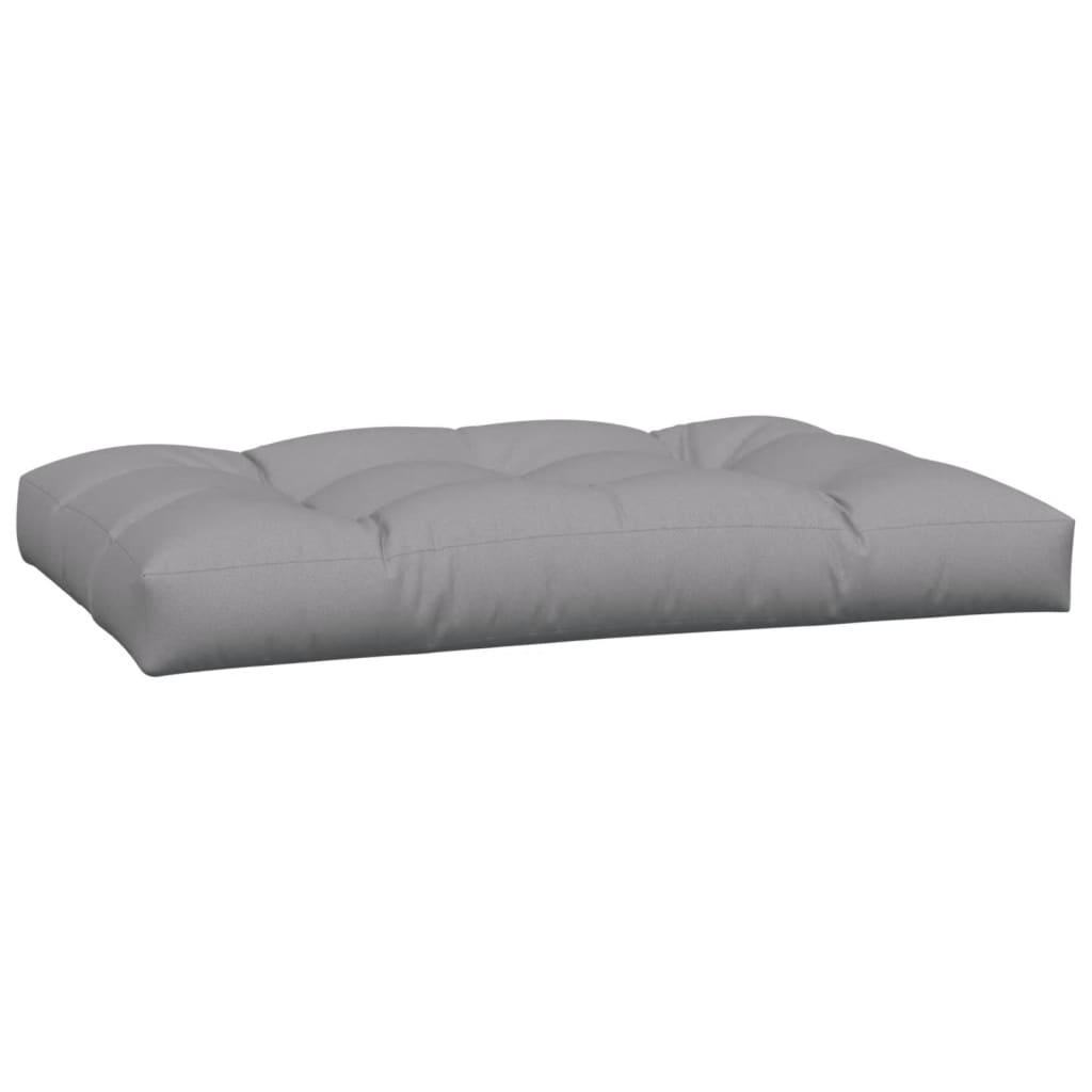 Coussins de palette lot de 2 gris tissu