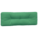 Coussins de palette lot de 2 vert tissu