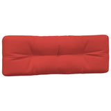 Coussins de palette lot de 2 rouge tissu