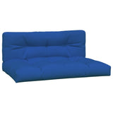 Coussins de palette lot de 2 bleu royal tissu