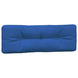 Coussins de palette lot de 2 bleu royal tissu