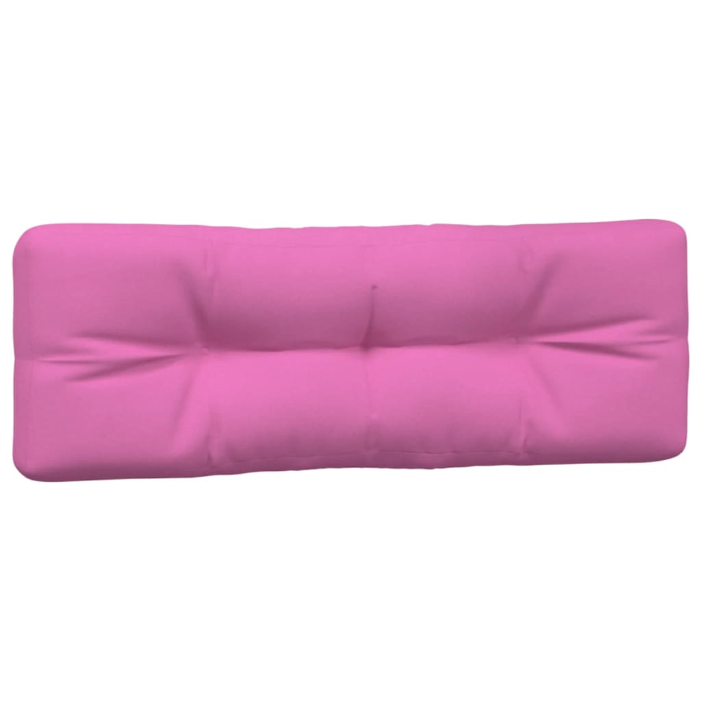 Coussins de palette lot de 2 rose tissu