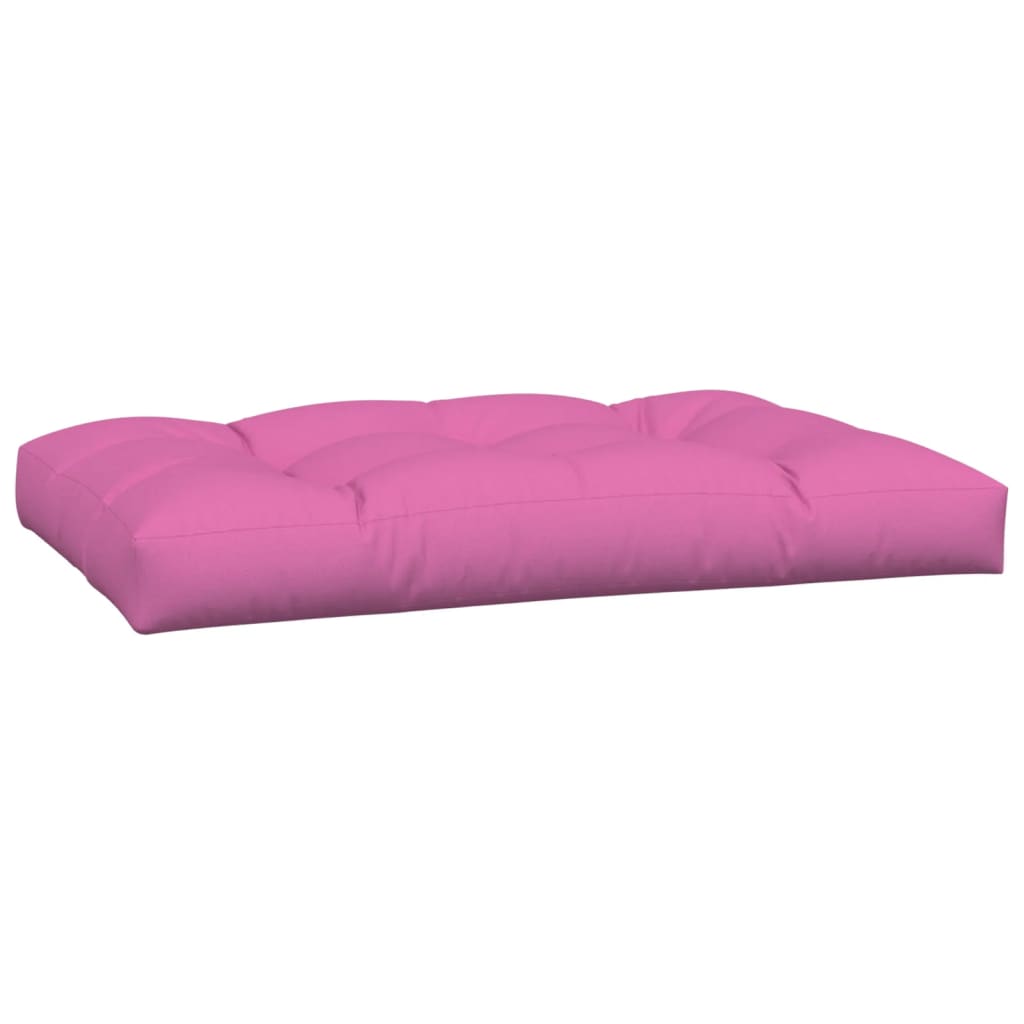 Coussins de palette lot de 2 rose tissu