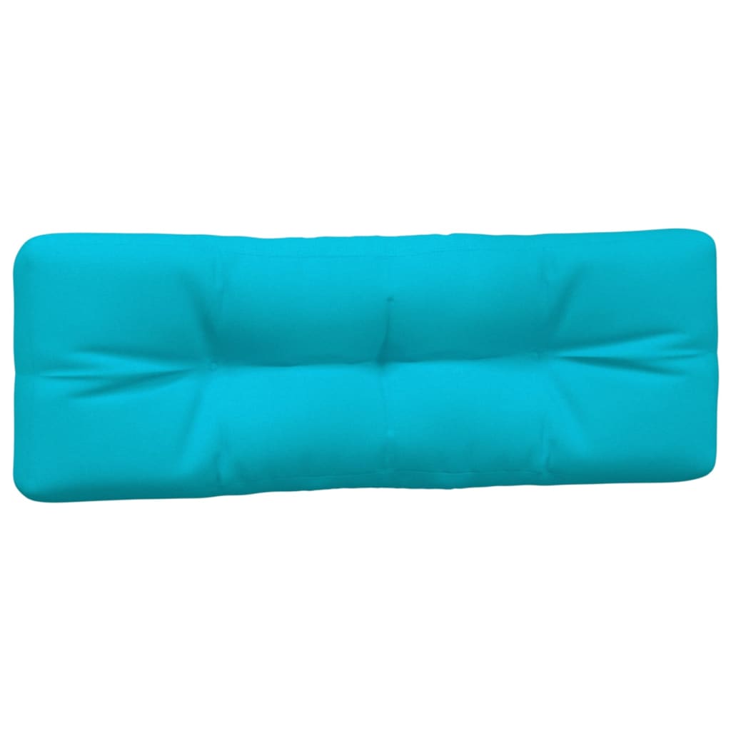 Coussins de palette lot de 2 turquoise tissu