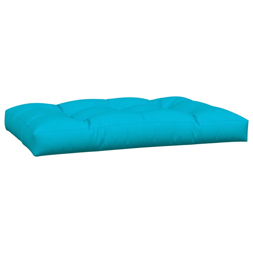 Coussins de palette lot de 2 turquoise tissu