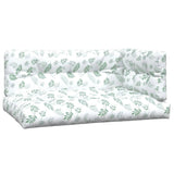 Coussins de palette lot de 3 motif de feuilles tissu