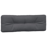 Coussins de palette 5 pcs anthracite tissu