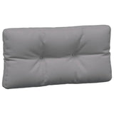 Coussins de palette 5 pcs gris tissu