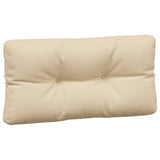 Coussins de palette 5 pcs beige tissu