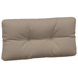 Coussins de palette 5 pcs taupe tissu