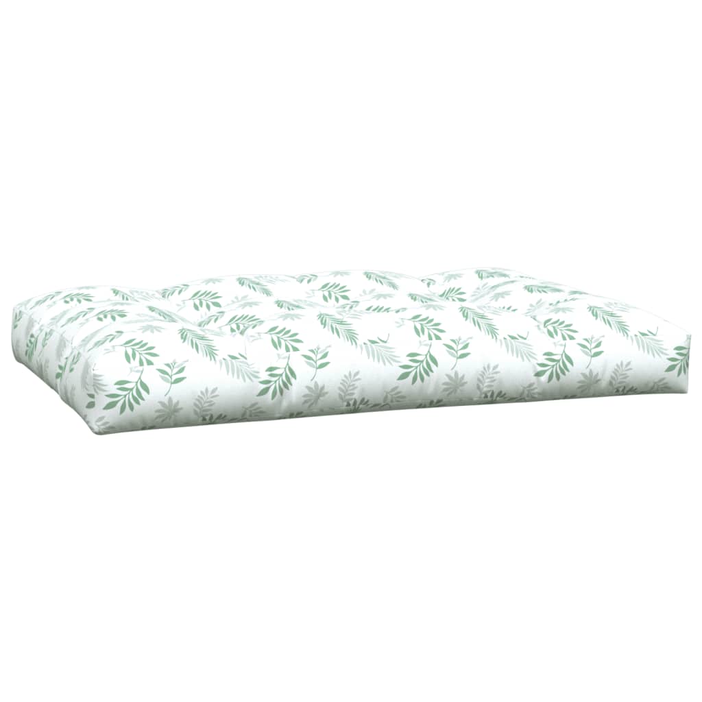 Coussins de palette lot de 5 motif de feuilles tissu