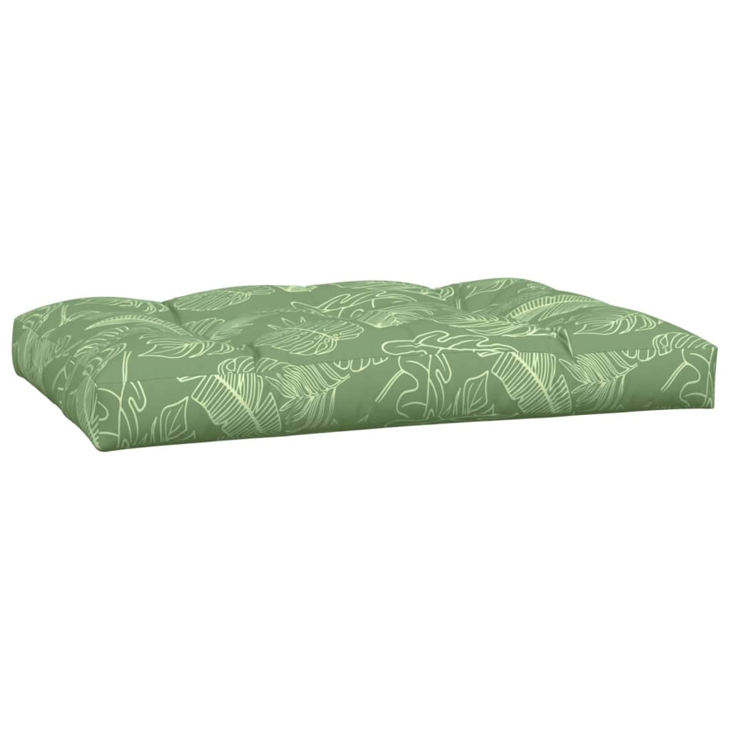 Coussins de palette lot de 5 motif de feuilles tissu