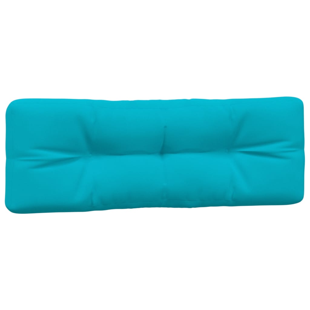 Coussins de palette lot de 5 turquoise tissu