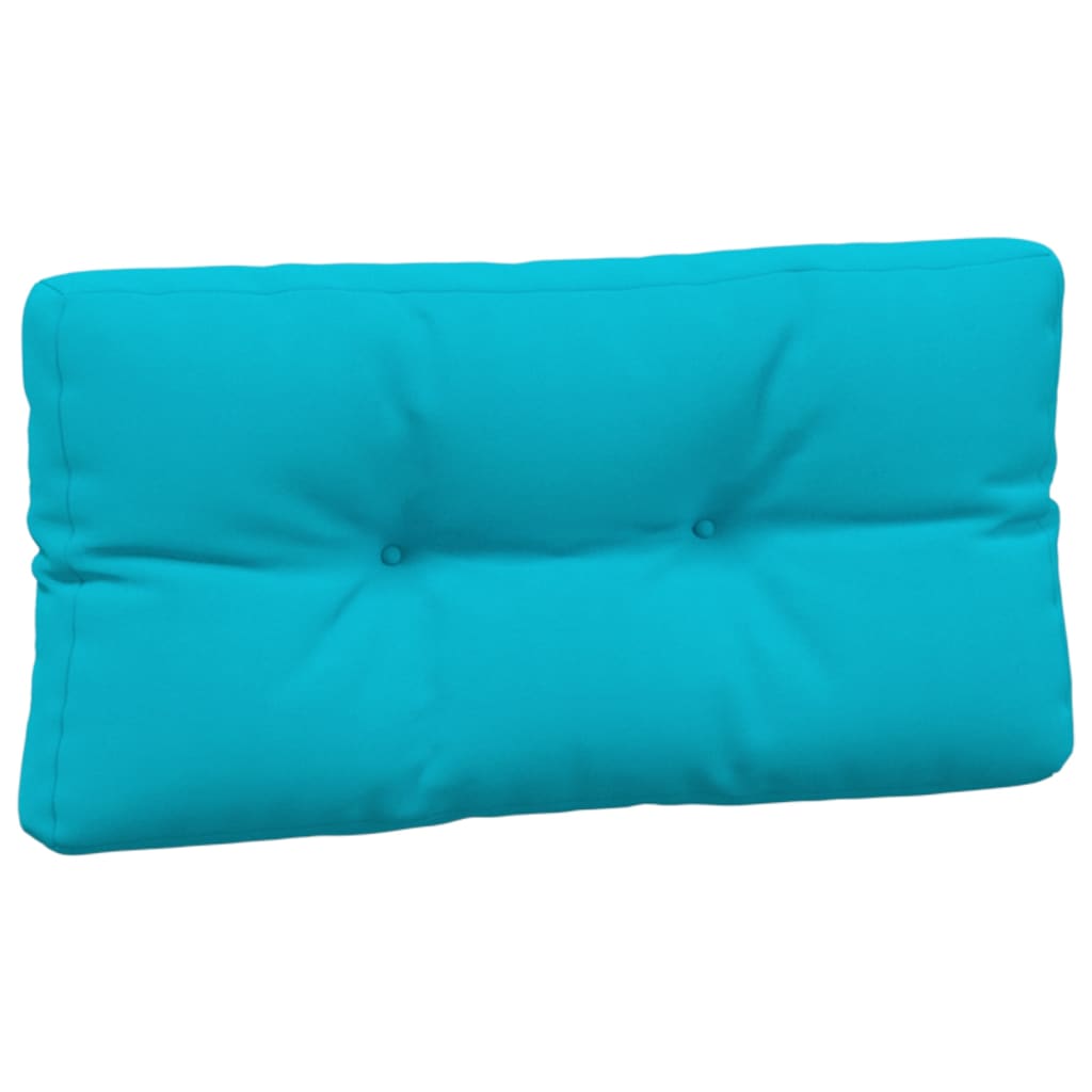 Coussins de palette lot de 5 turquoise tissu