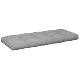 Coussins de palette lot de 2 gris tissu