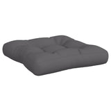 Coussins de palette lot de 2 anthracite tissu