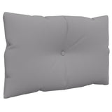 Coussins de palette lot de 2 gris tissu