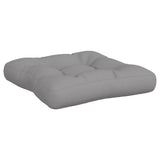 Coussins de palette lot de 2 gris tissu