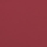 Coussins de palette lot de 2 rouge bordeaux tissu