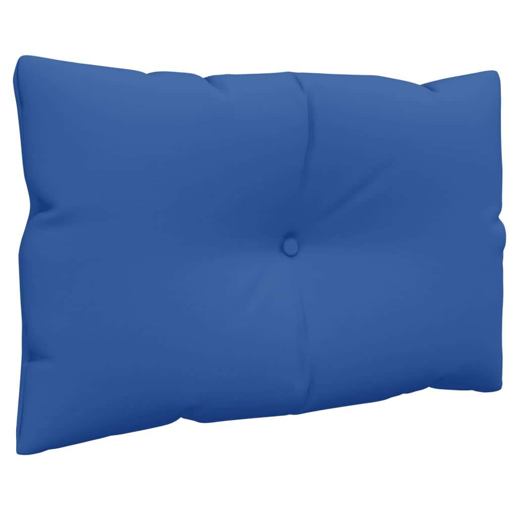 Coussins de palette lot de 2 bleu royal tissu