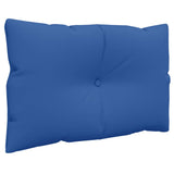 Coussins de palette lot de 2 bleu royal tissu