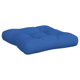 Coussins de palette lot de 2 bleu royal tissu