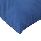 Coussins de palette lot de 2 bleu royal tissu