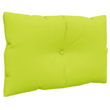 Coussins de palette lot de 2 vert vif tissu