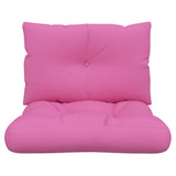 Coussins de palette lot de 2 rose tissu Oxford