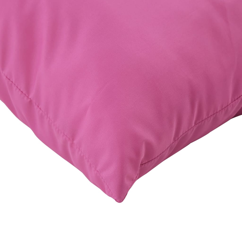 Coussins de palette lot de 2 rose tissu Oxford