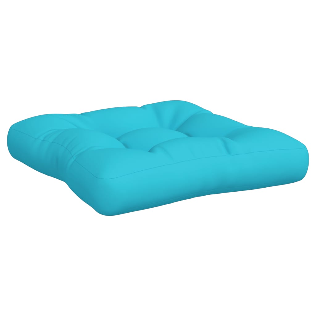 Coussins de palette lot de 2 turquoise tissu Oxford