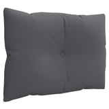 Coussins de palette lot de 3 anthracite tissu