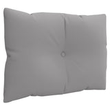 Coussins de palette lot de 3 gris tissu