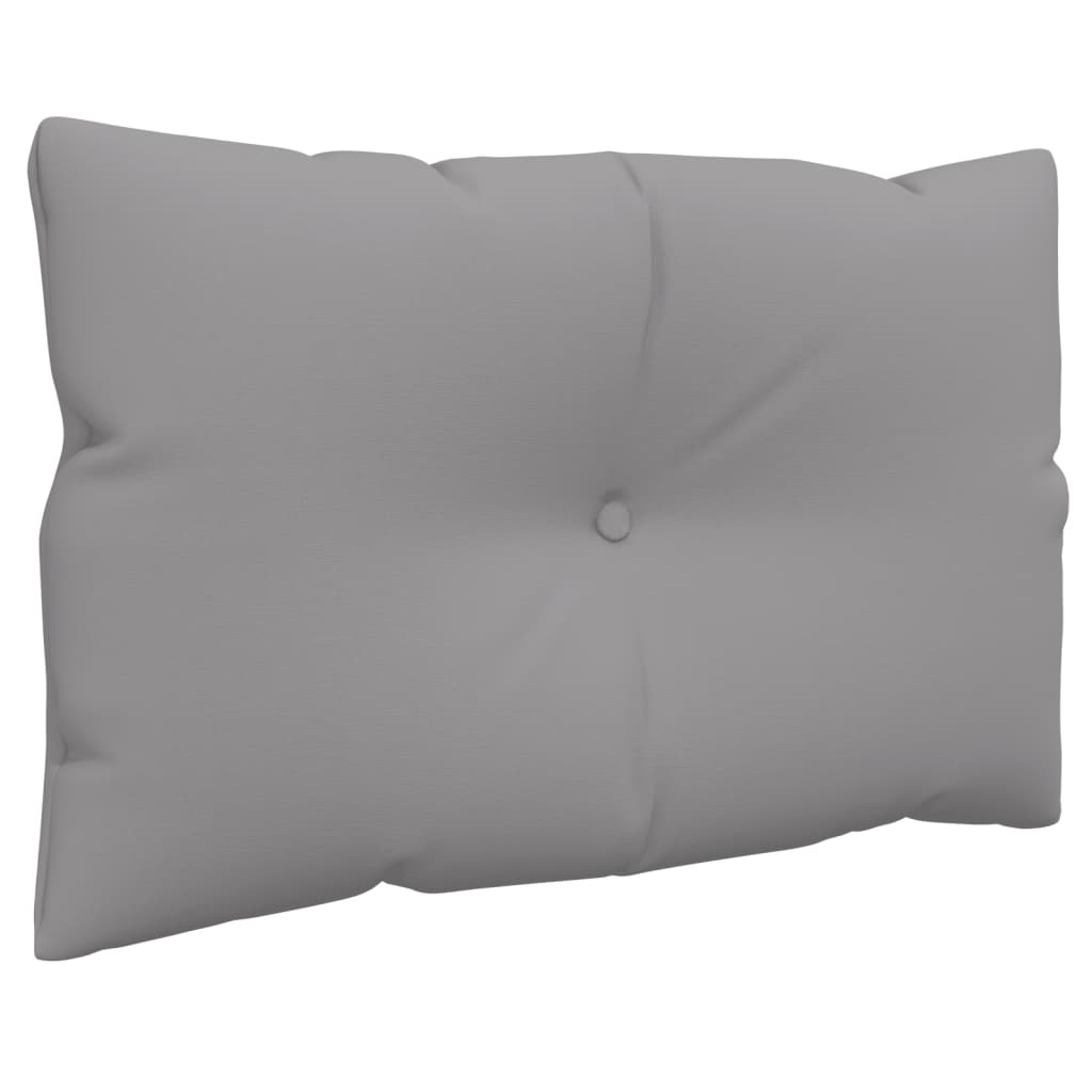 Coussins de palette lot de 3 gris tissu