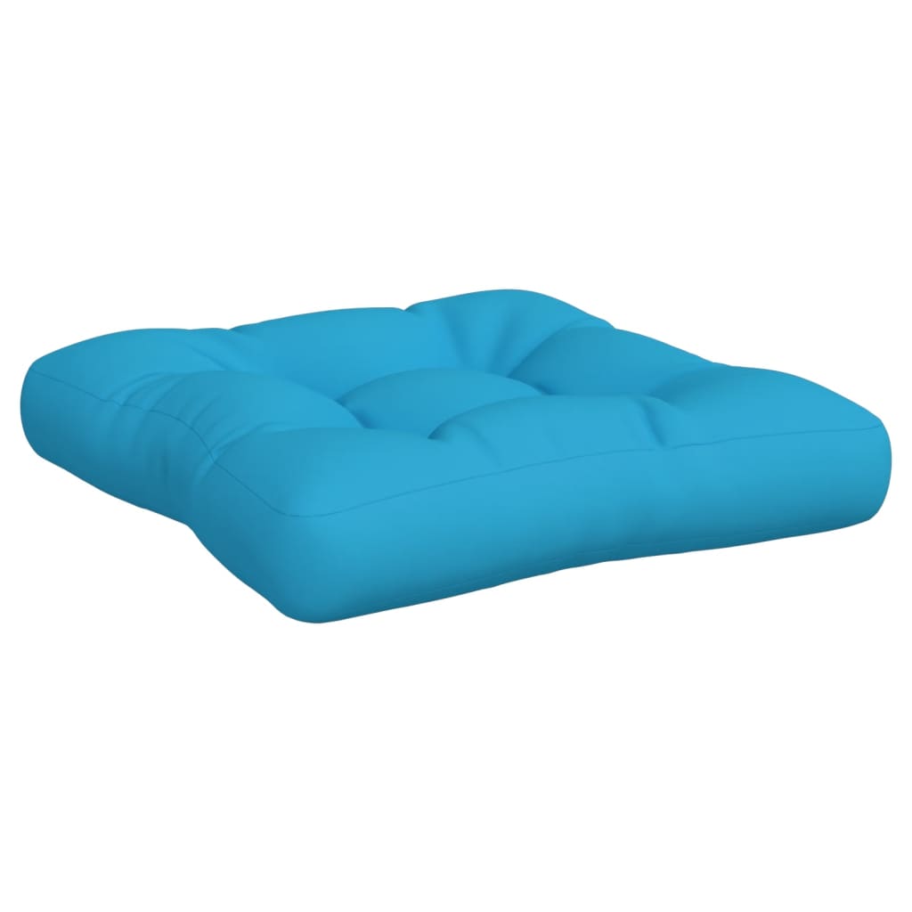 Coussins de palette lot de 3 bleu tissu