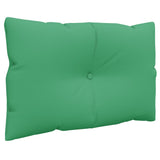 Coussins de palette lot de 3 vert tissu