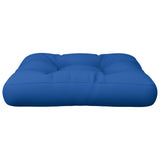 Coussin de palette bleu royal tissu