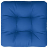 Coussin de palette bleu royal tissu