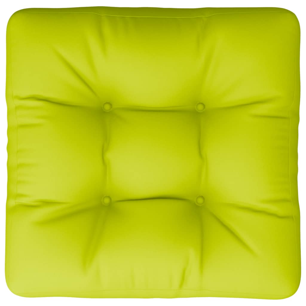 Coussin de palette vert vif tissu