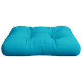 Coussin de palette turquoise 60x61,5x10 cm tissu Oxford