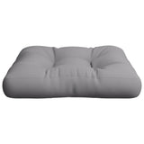 Coussin de palette gris 58x58x10 cm tissu