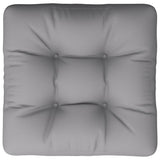 Coussin de palette gris 58x58x10 cm tissu