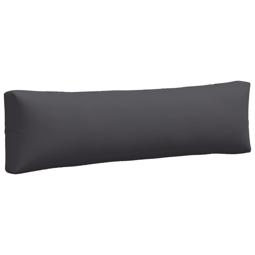 Coussins de palette lot de 2 anthracite tissu