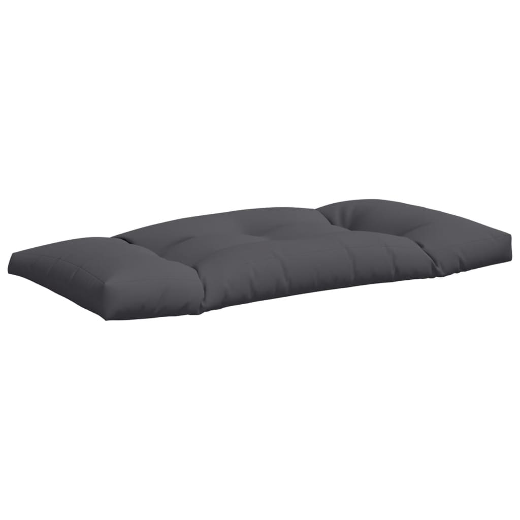 Coussins de palette lot de 2 anthracite tissu