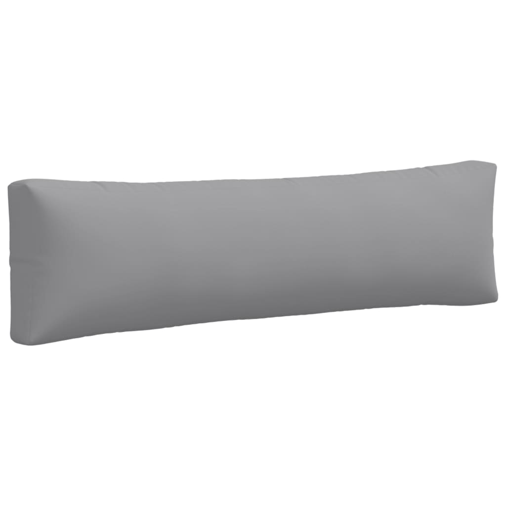 Coussins de palette lot de 2 gris tissu