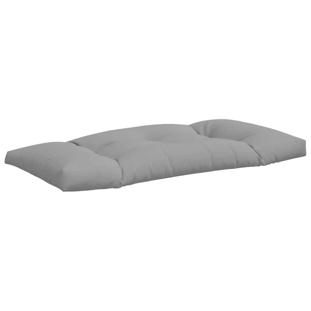 Coussins de palette lot de 2 gris tissu