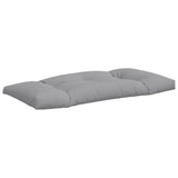 Coussins de palette lot de 2 gris tissu